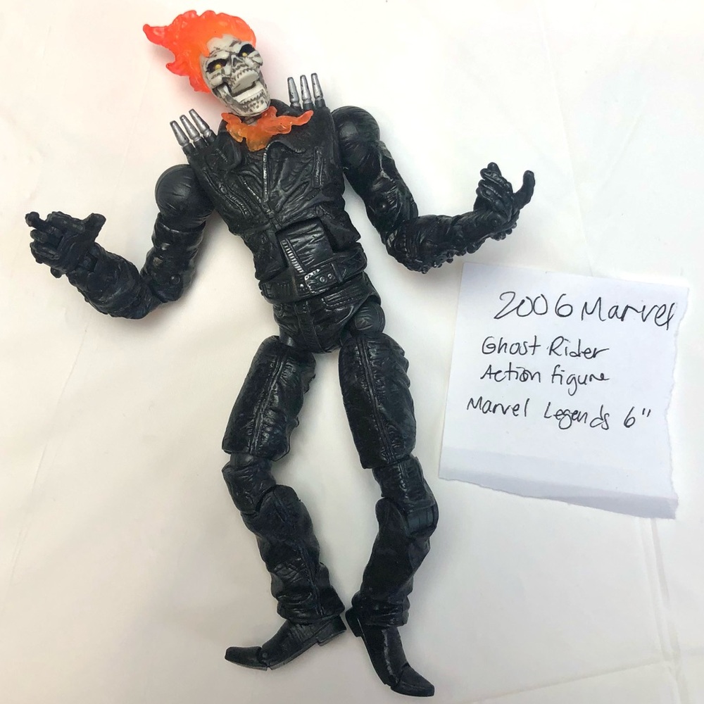 Vintage Ghost Rider MARVEL Legends 6'' Poseable Articulated Figure 2006 Y2K